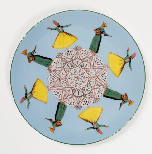 Les Ottomans Costantinopoli COST02 middagstallerken porcelæn