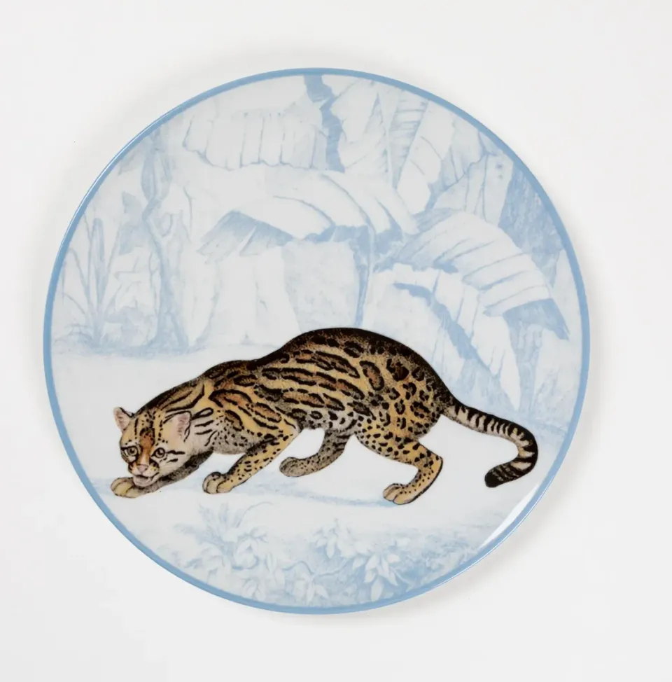 Les Ottomans Menagerie MEN01 desserttallerken porcelæn
