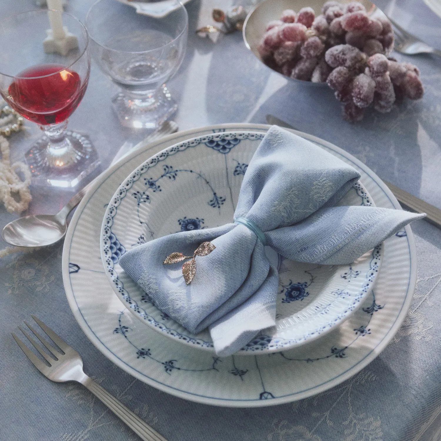 Royal Copenhagen Heritage serviet 45x45 cm 2 stk