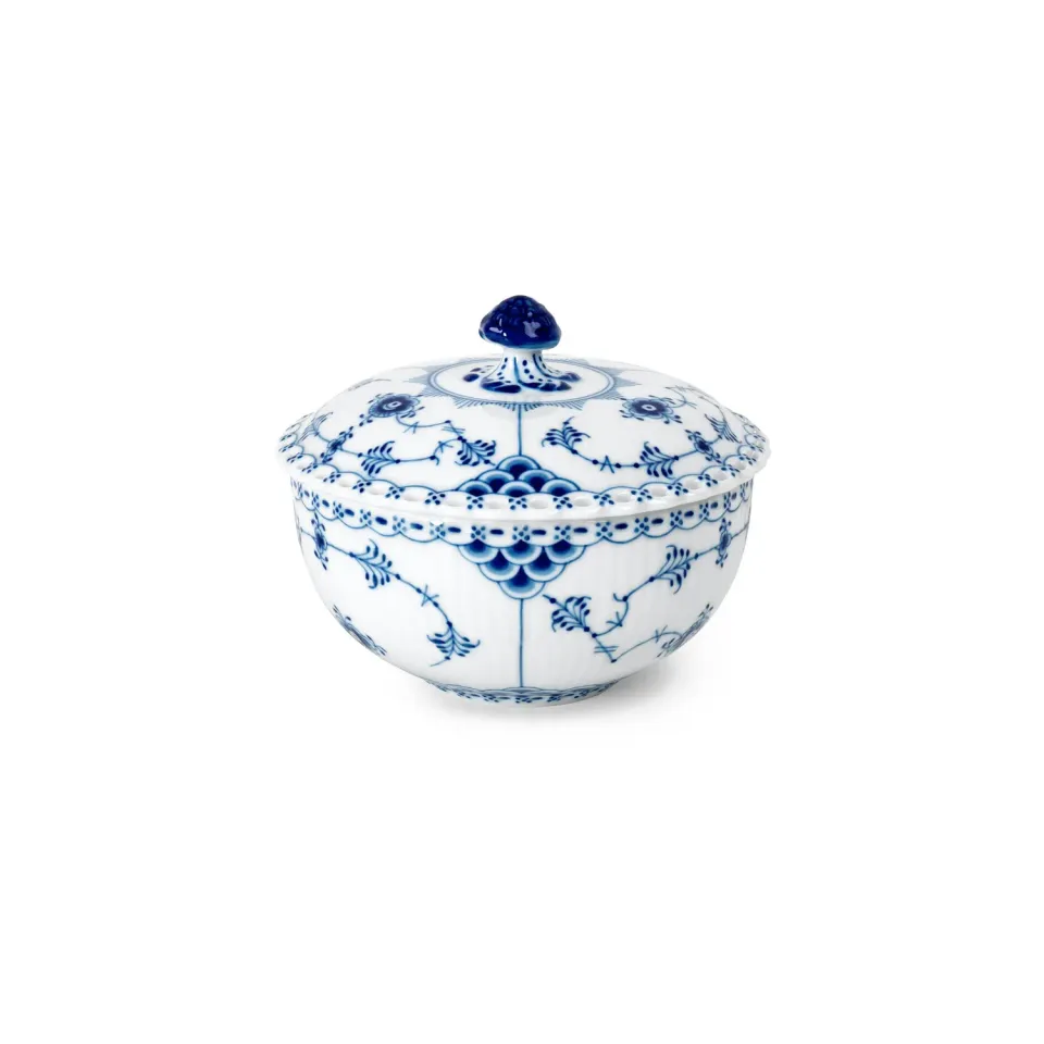 Royal Copenhagen Helblonde skål med låg håndmalet 35 cl