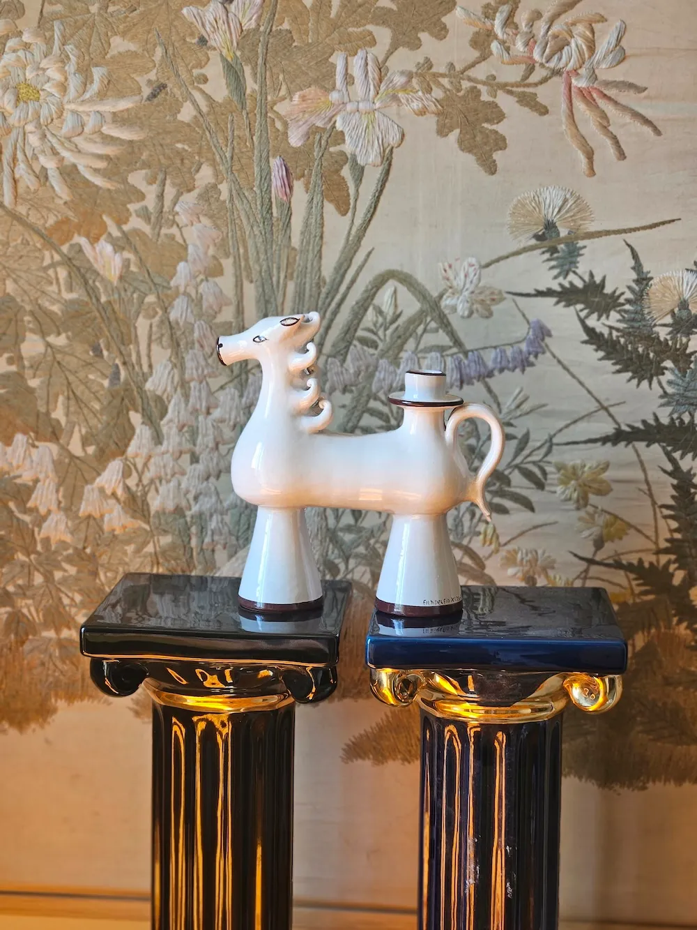 An Italian Heritage lysestage håndlavet keramik Sicilien