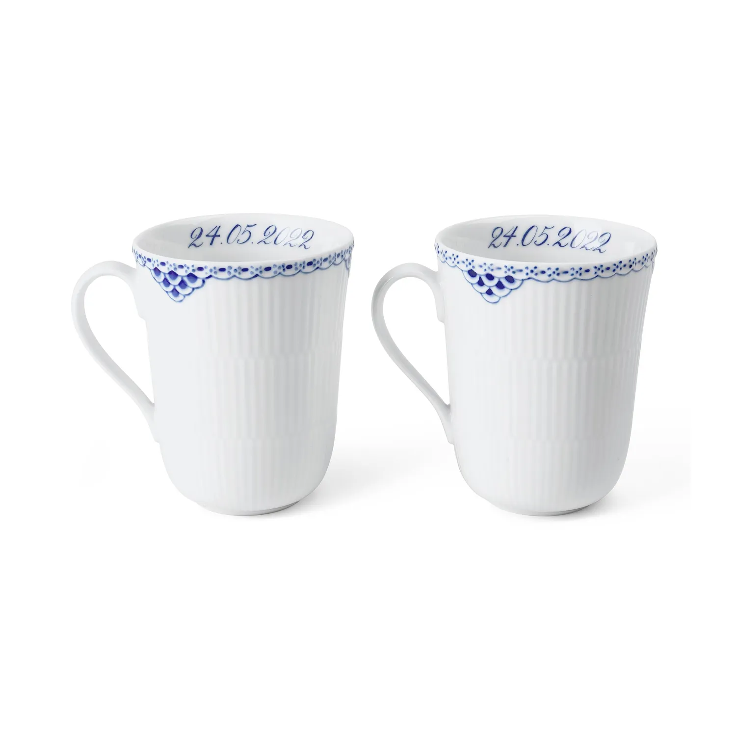 Royal Copenhagen Prinsesse kop Bespoke 33 cl 2 stk