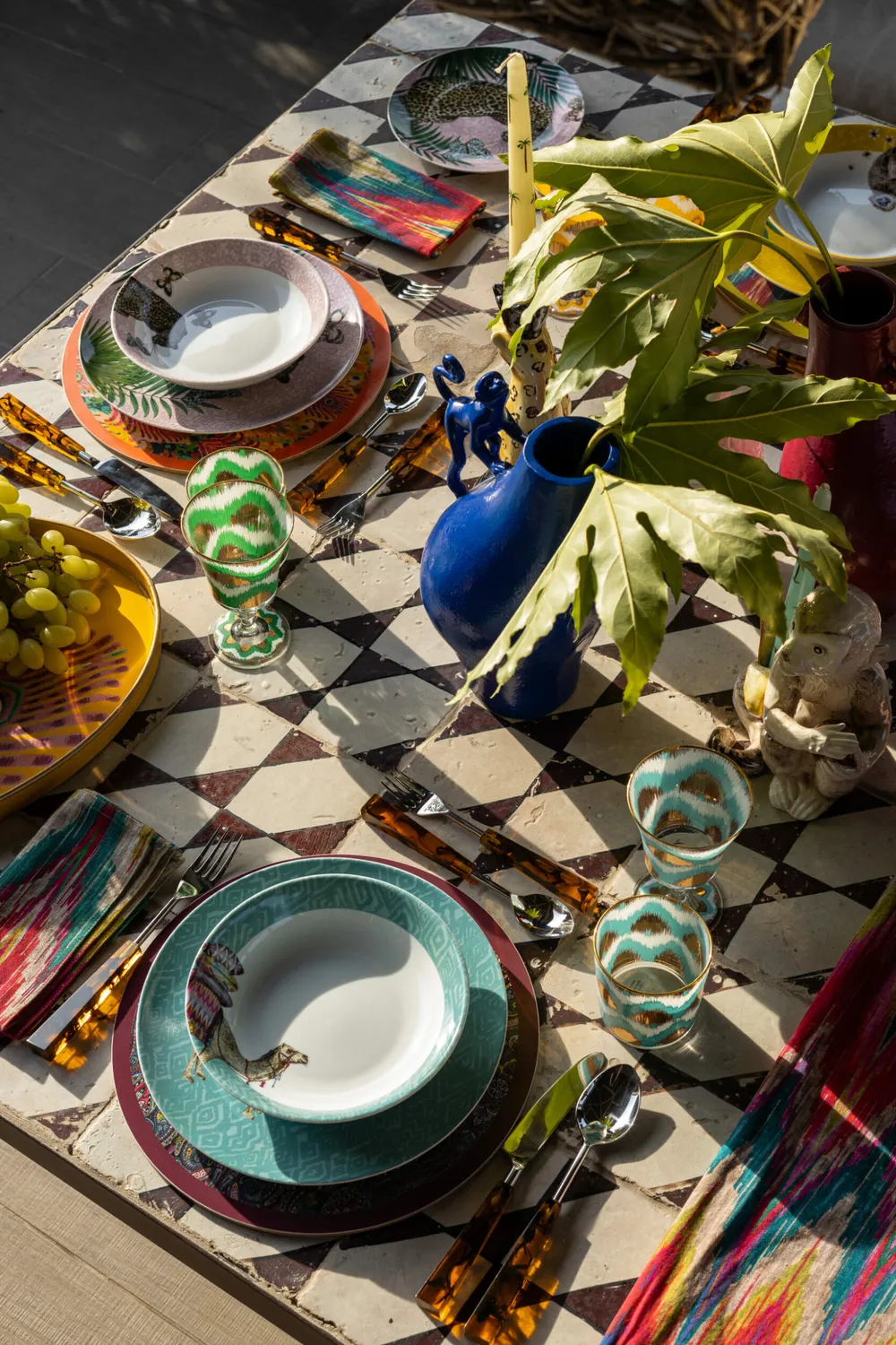 Les Ottomans Matthew Williamson skål porcelæn camel