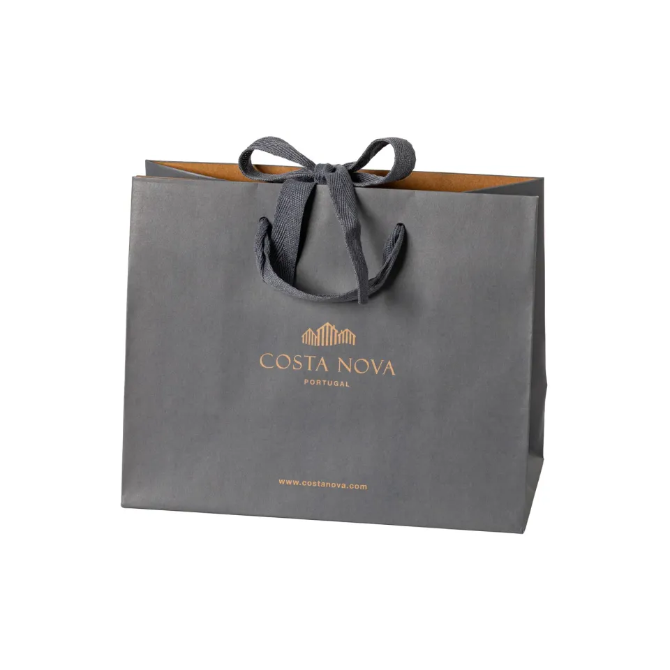 Costa Nova premium gavepose S grå 27 cm