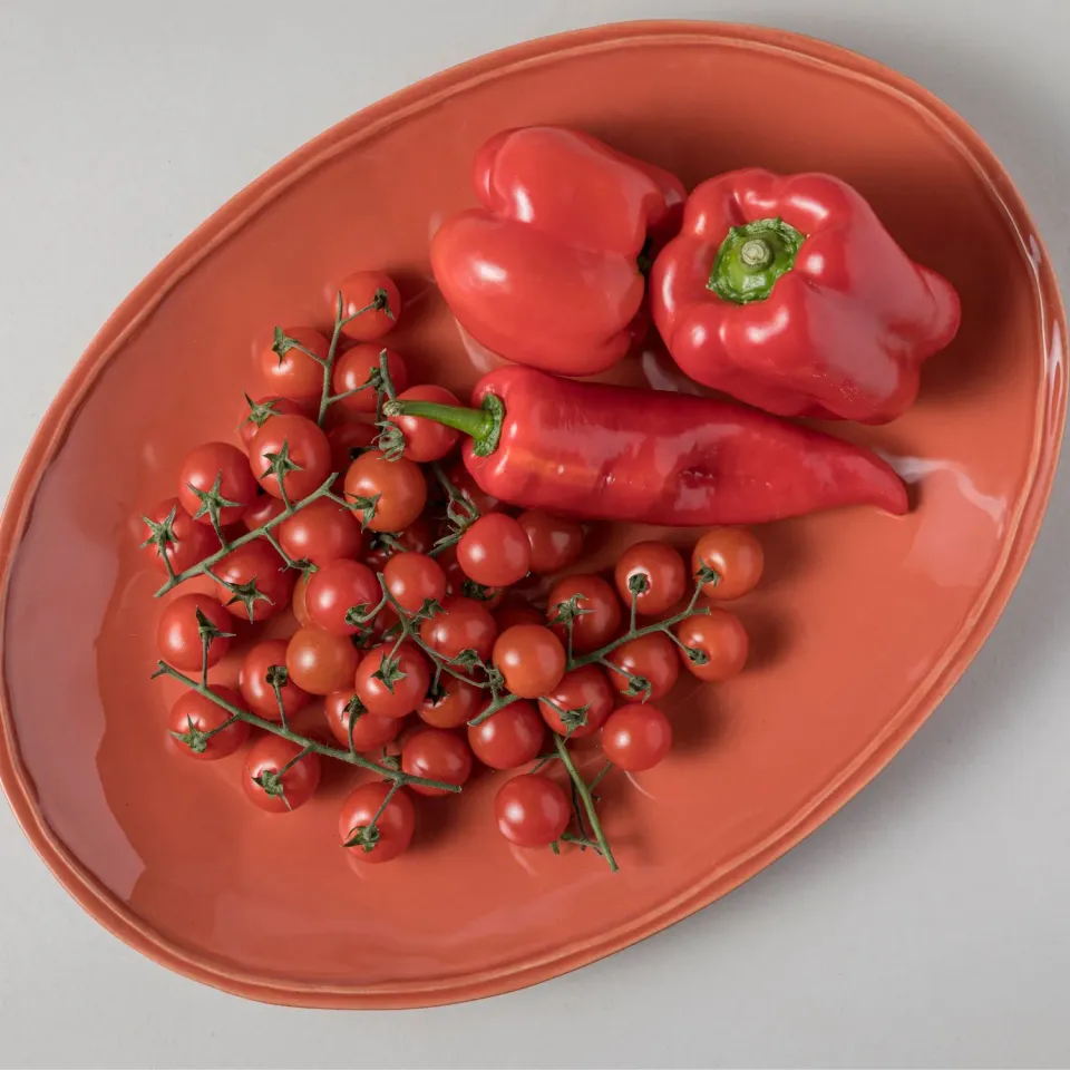 Costa Nova Fontana fad ovalt paprika orange blank