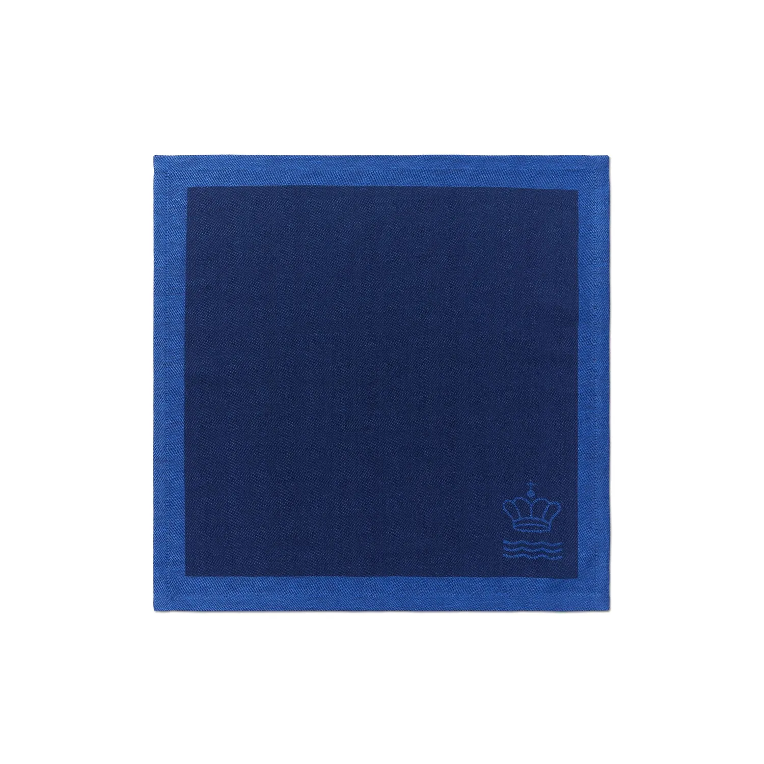Royal Copenhagen Waves serviet blå 45x45 cm 2 stk
