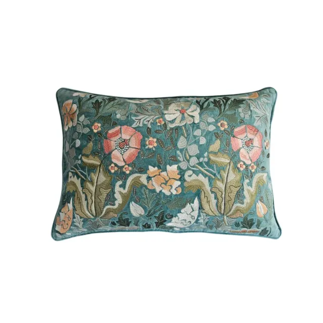 Les Ottomans EBC93 pudebetræk velour broderet