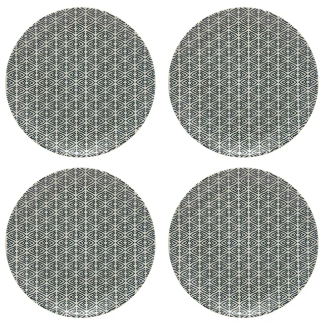 Costa Nova Elements Diamond Weave tallerken 4 stk beige