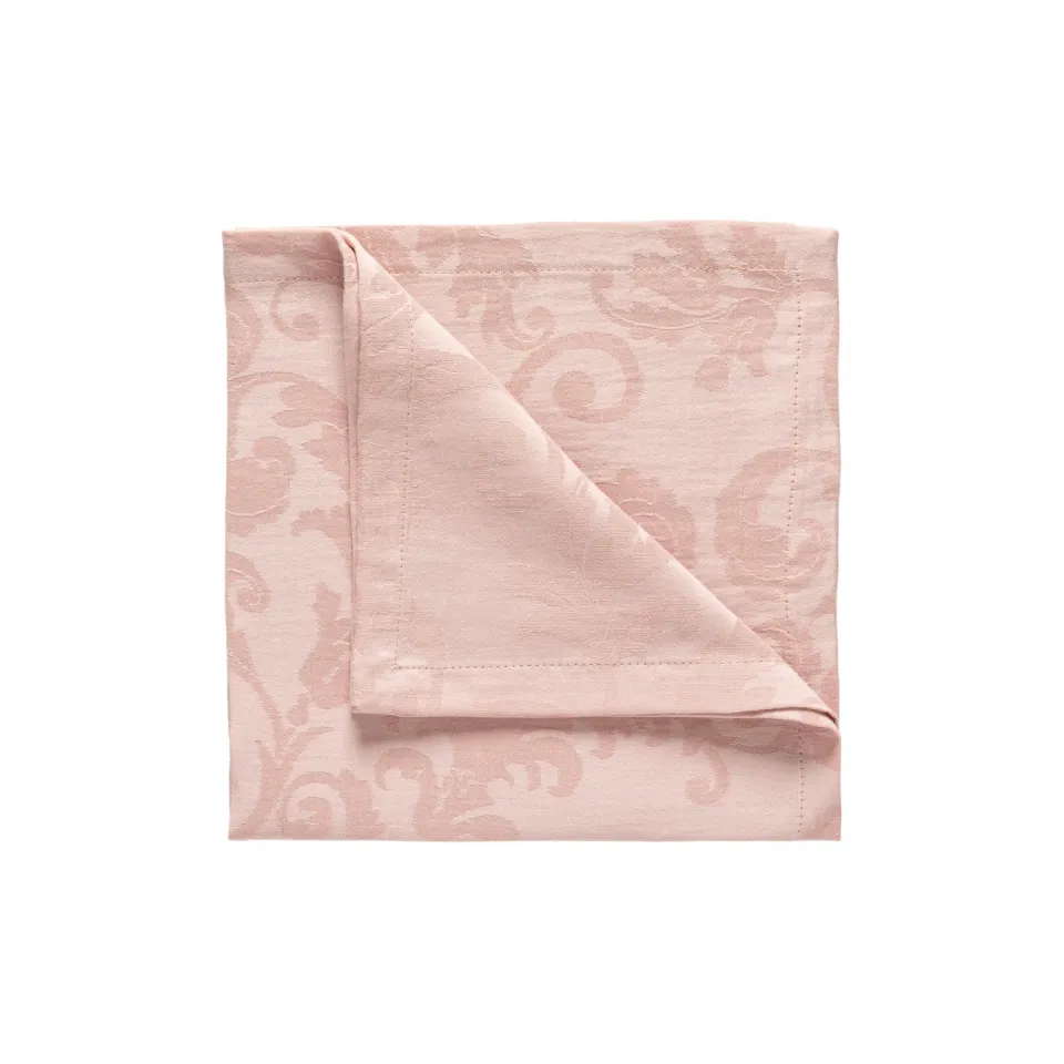Costa Nova Dalia serviet lyserød hør-bomuld jacquard