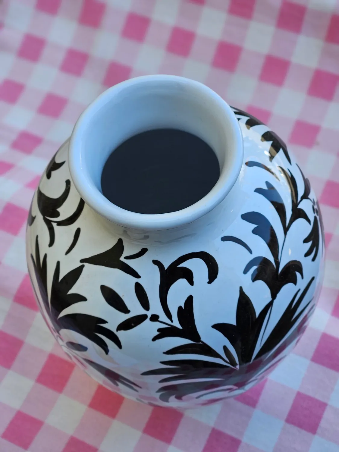 Les Ottomans vase keramik håndpåsat dekoration