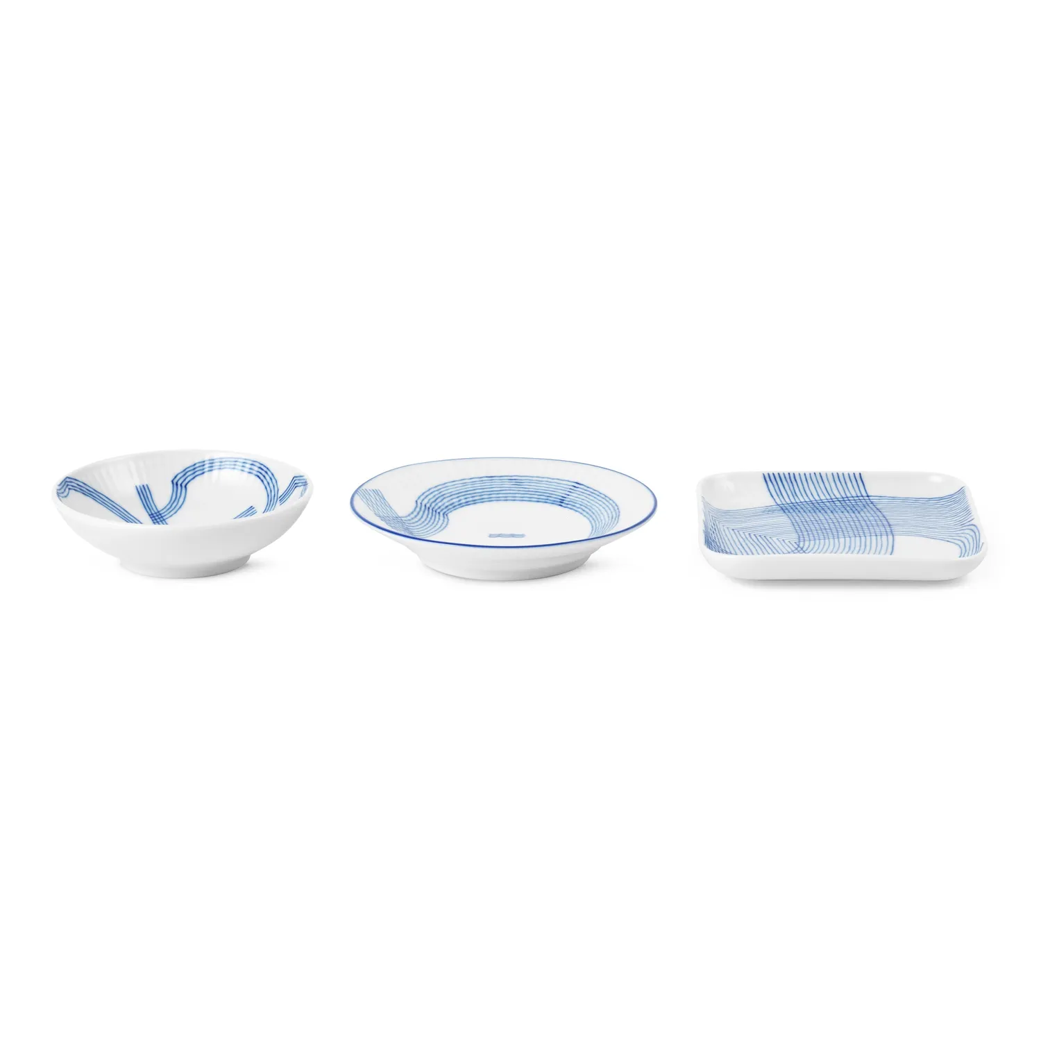Royal Copenhagen MOTIF fad 9-11 cm 3 stk blandet