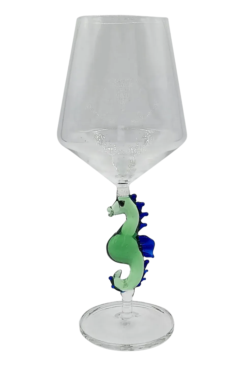 Les Ottomans Søhest vinglas glas håndlavet