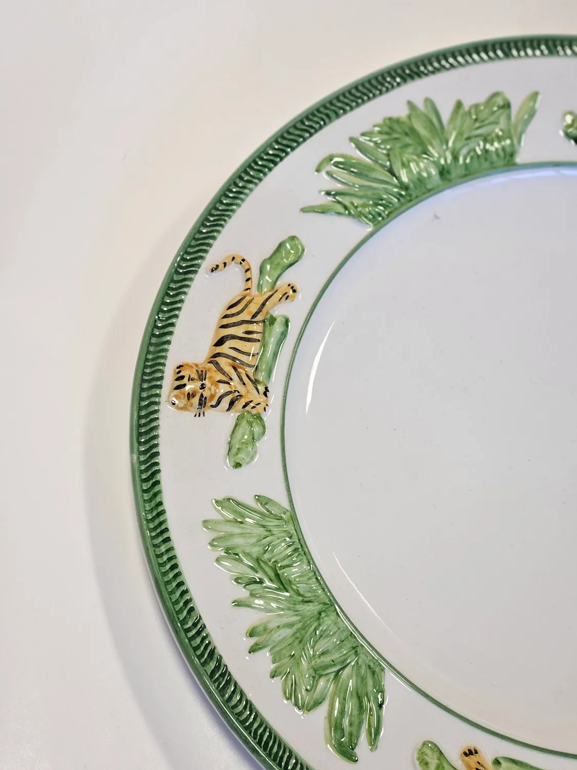 Les Ottomans Leopardo middagstallerken keramik håndmalet