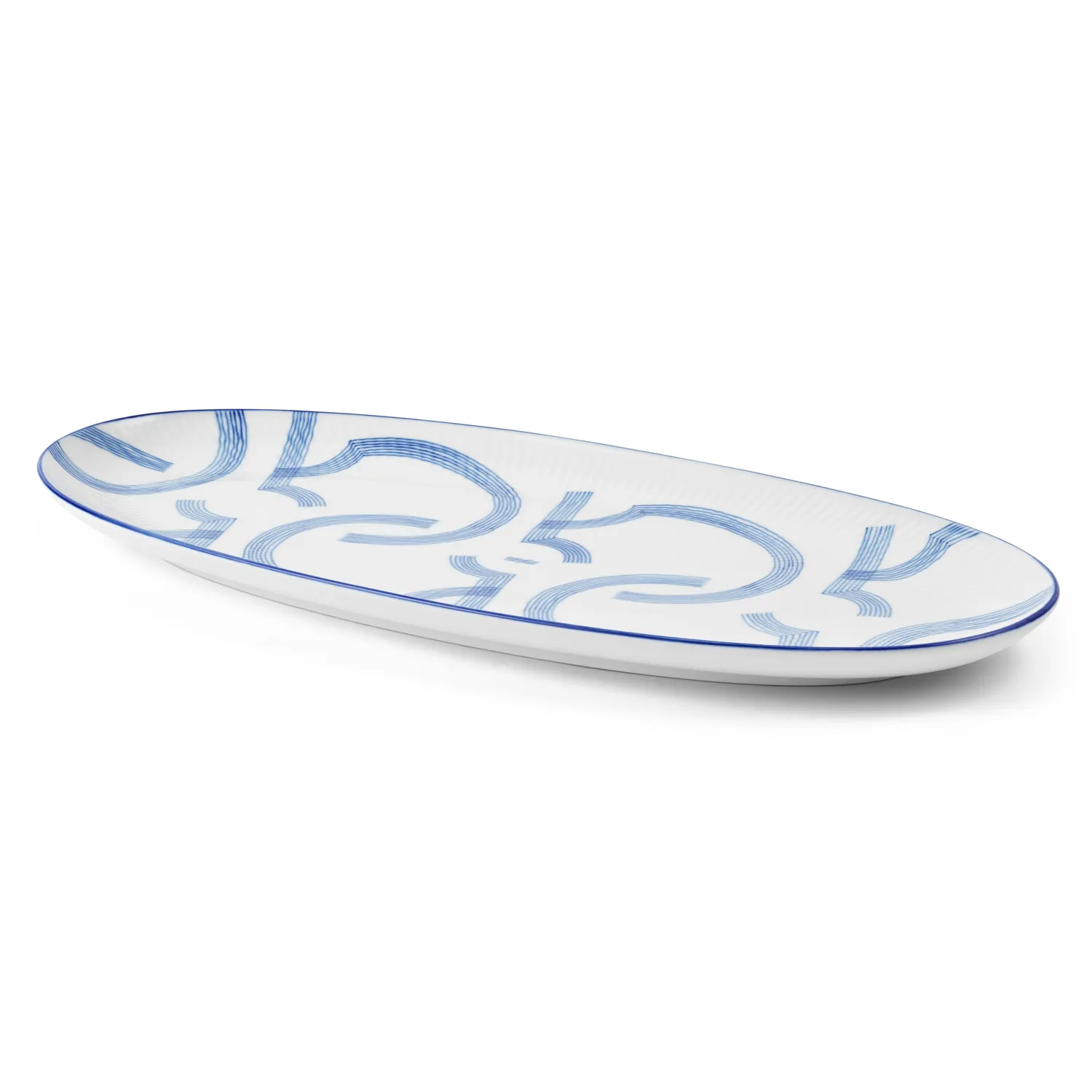 Kgl. Porcelæn MOTIF fad 37 cm ovalt porcelæn