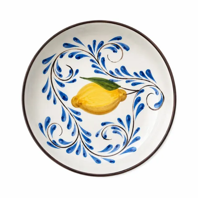 Les Ottomans Positano skål keramik POC04 citron