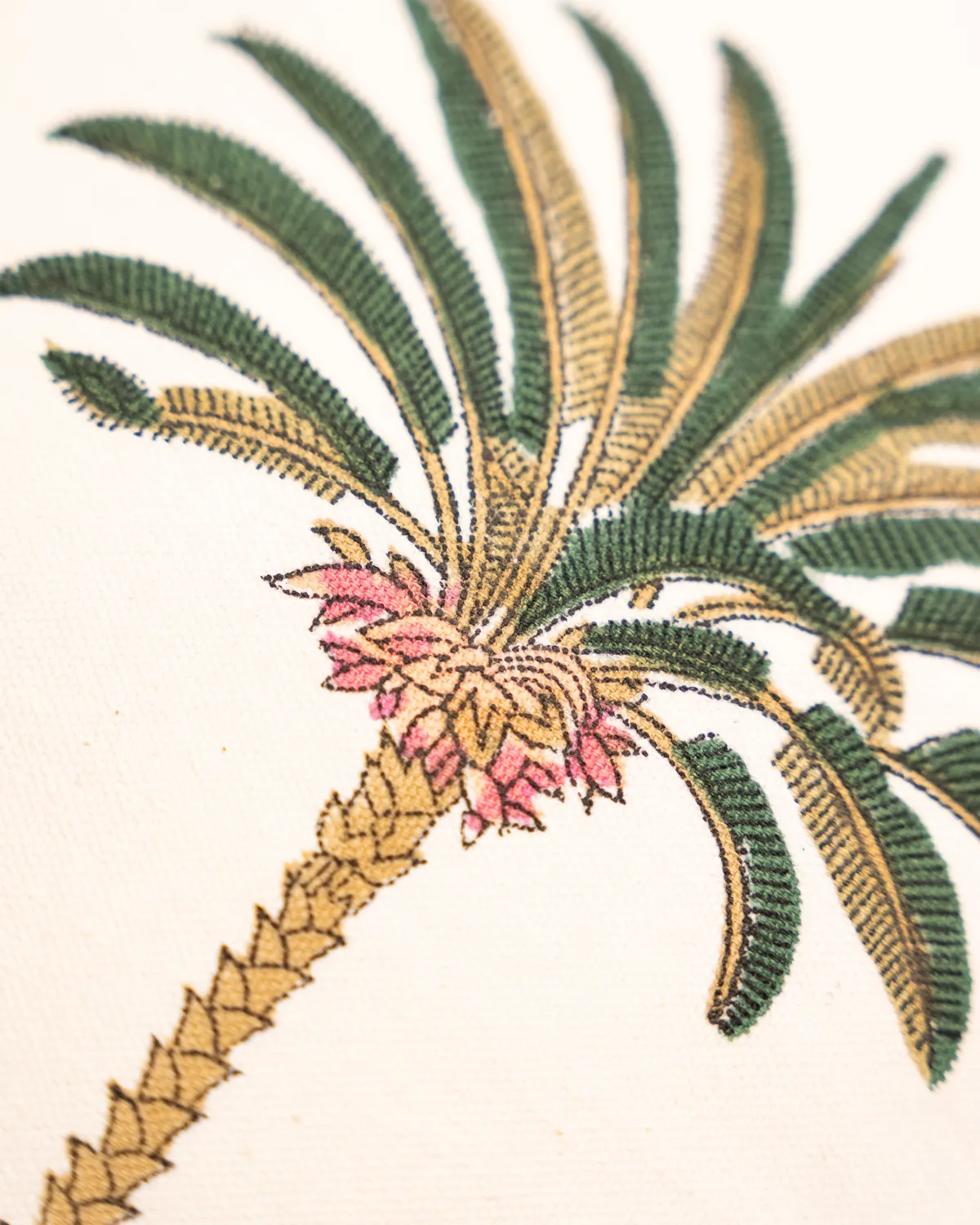 Les Ottomans Palm THC01 pudebetræk palme bomuld