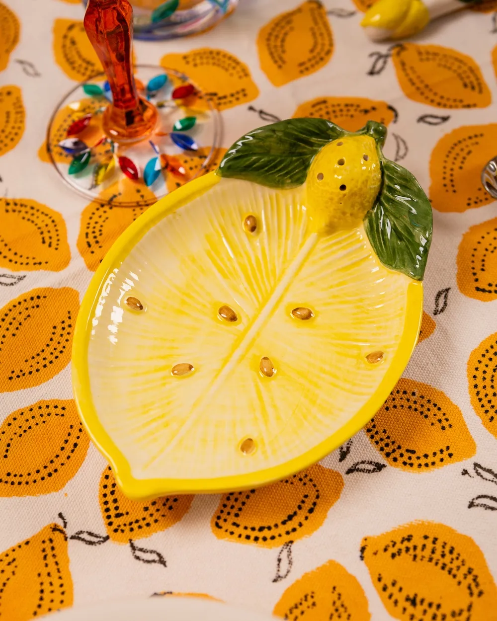 Les Ottomans Lemon LMN18 brødtallerken sæt 2 citroner
