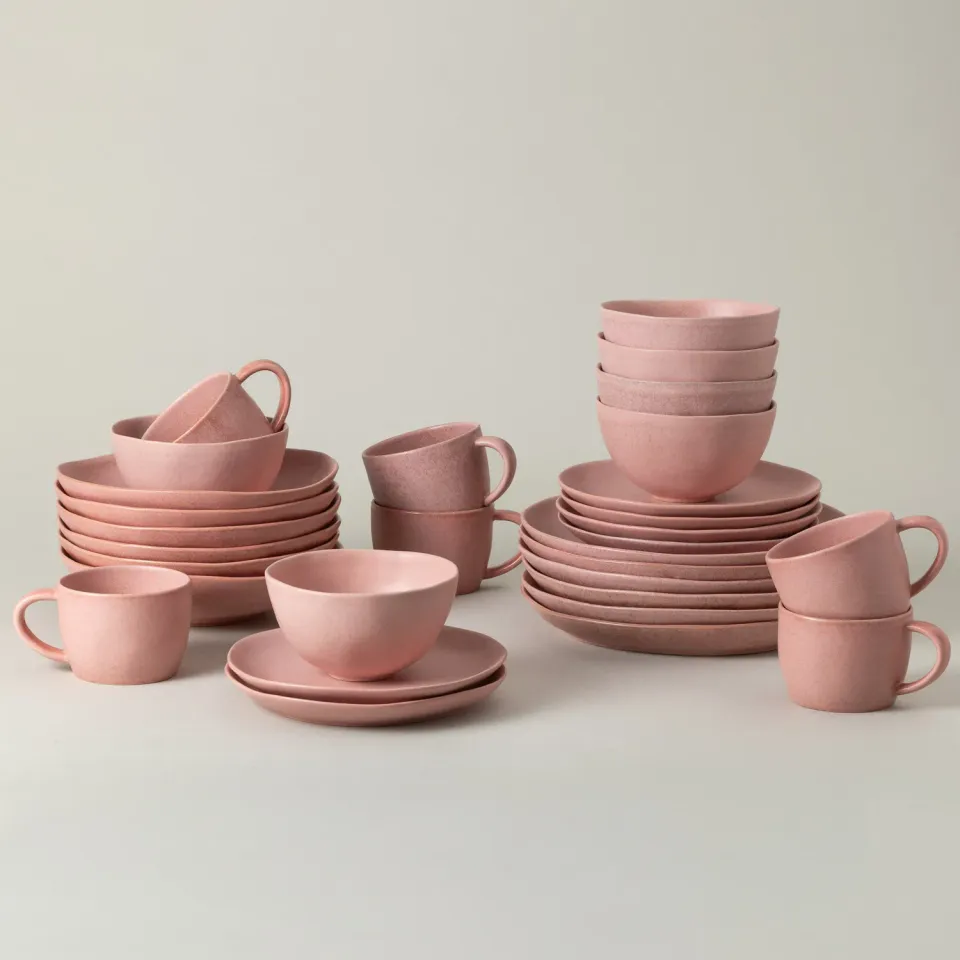 Costa Nova Livia stel 30 dele med krus mat rosa