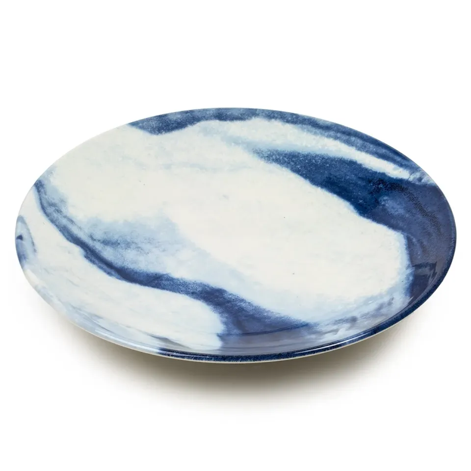1882-Ltd Indigo Storm Large serveringsskål blå