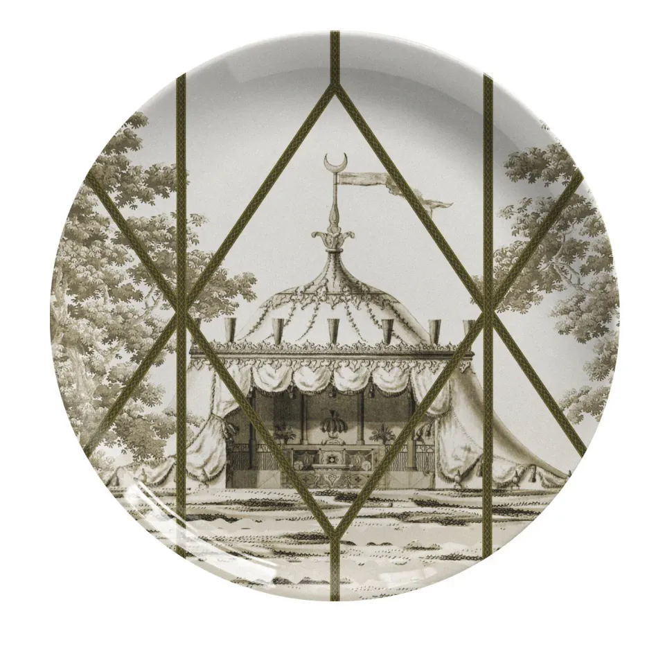 Les Ottomans Topkapi TP06 tallerken flad porcelæn