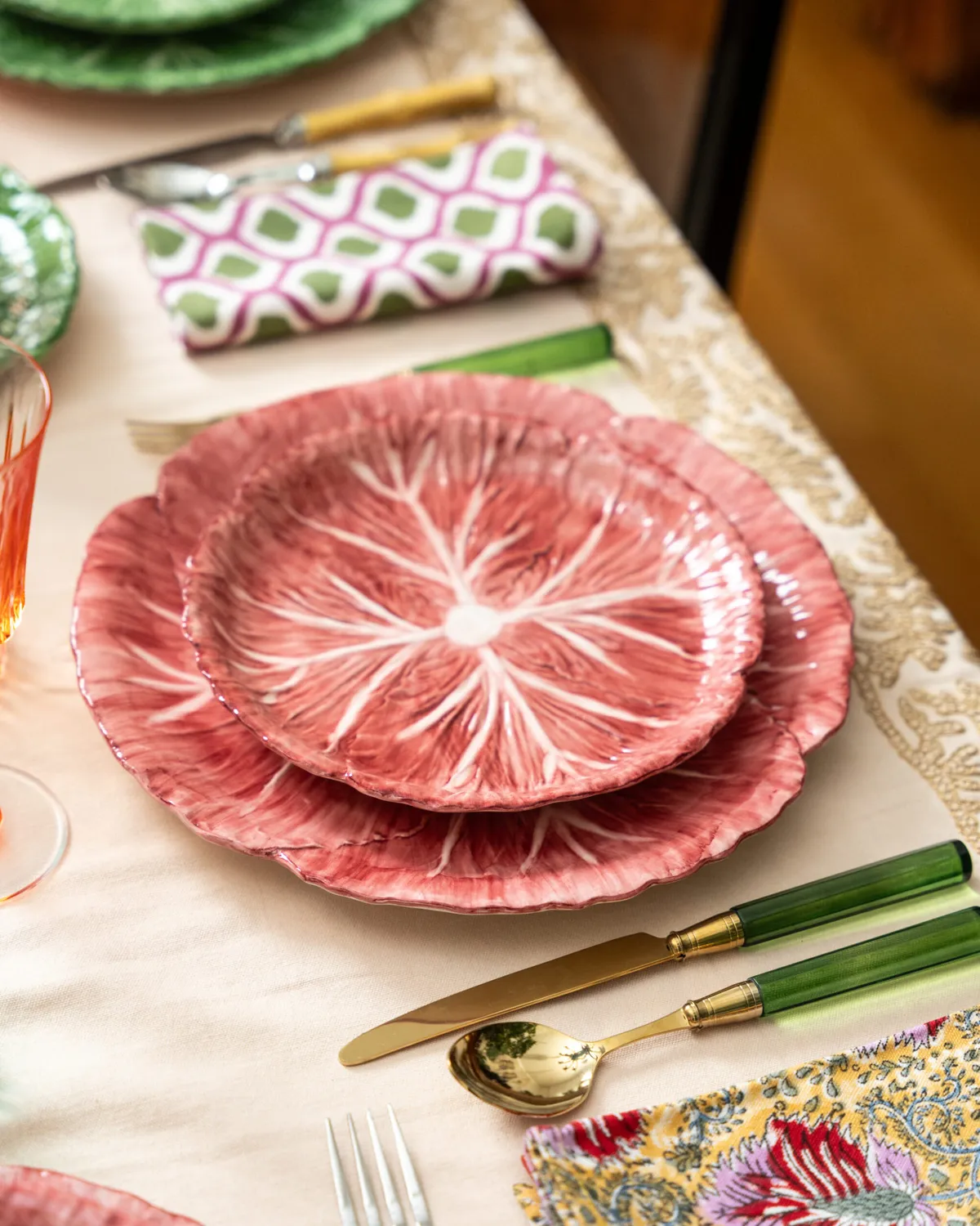 Les Ottomans Radicchio RD02 middagstallerken keramik