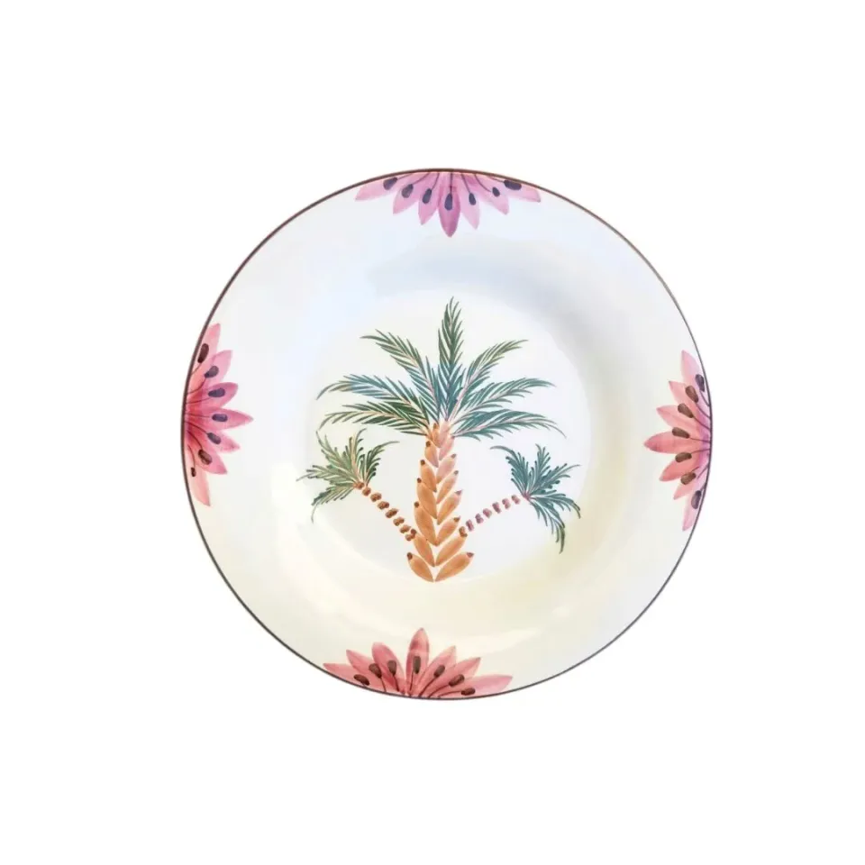 Les Ottomans The Dates Tree desserttallerken keramik rosa