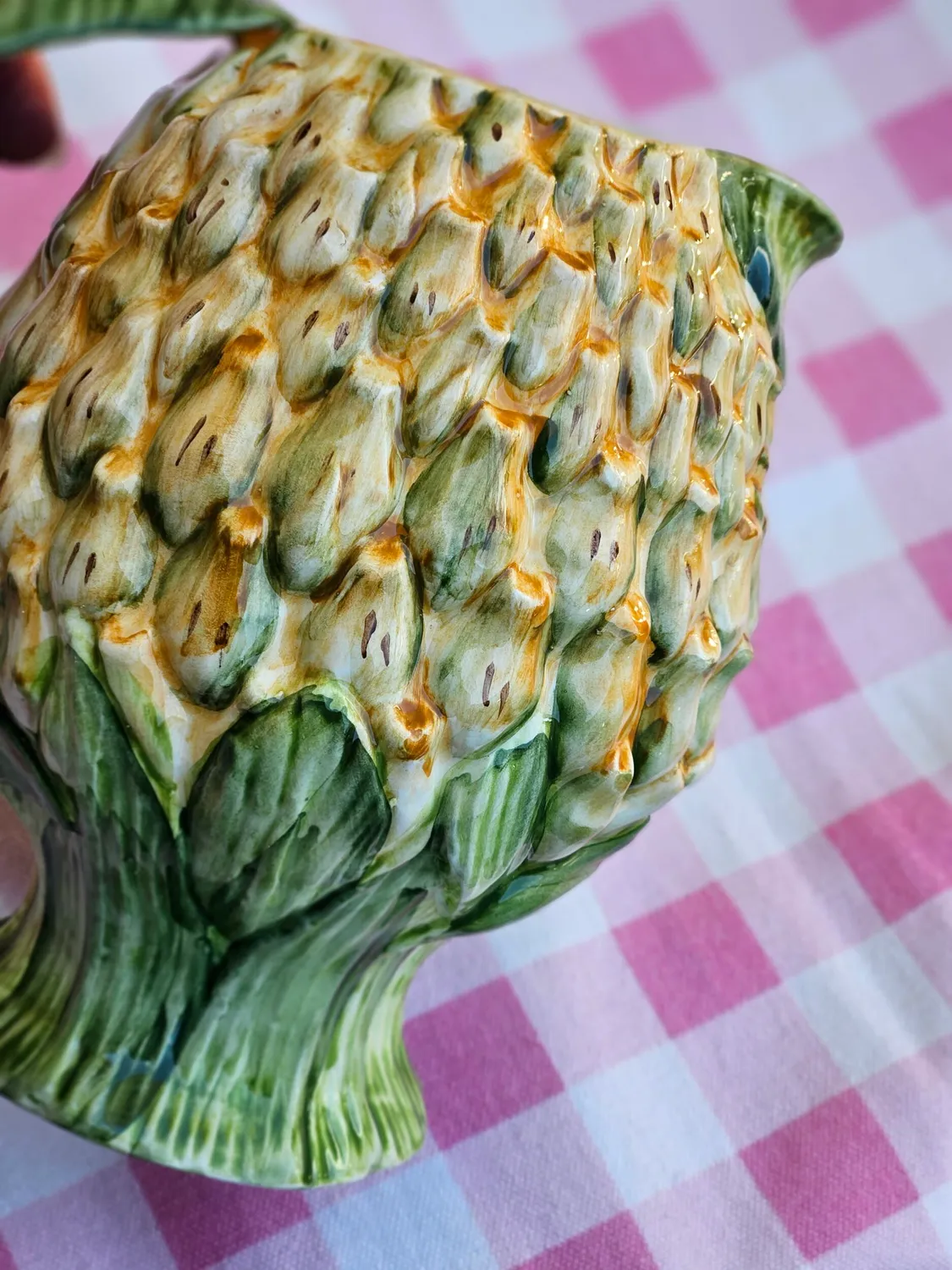 Les Ottomans Ananas kande vase keramik håndmalet