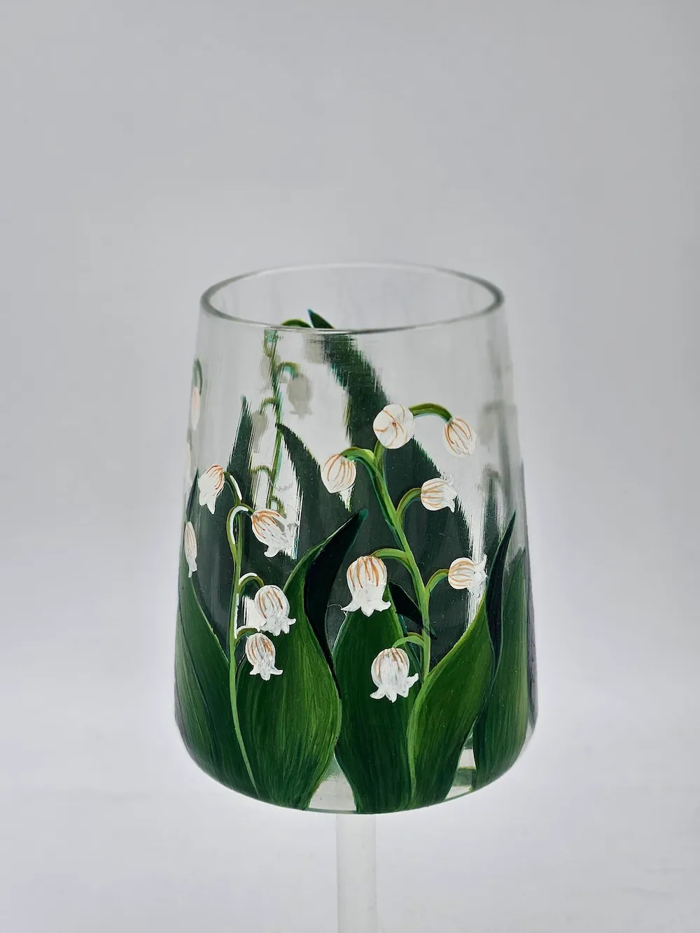 Les Ottomans Lily glas håndmalet pynt