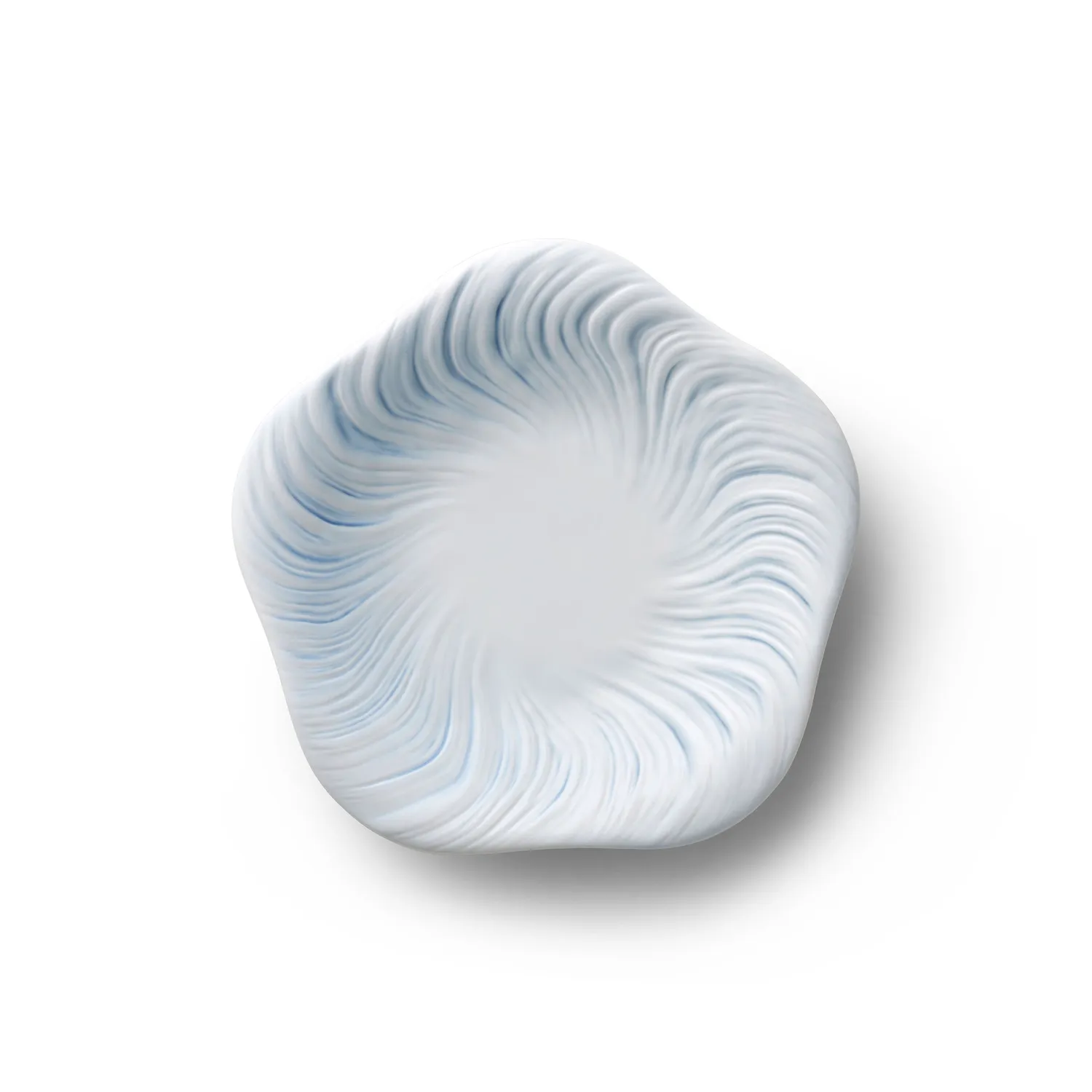 Kgl. Porcelæn Triton tallerken 26 cm Ocean skulpturel