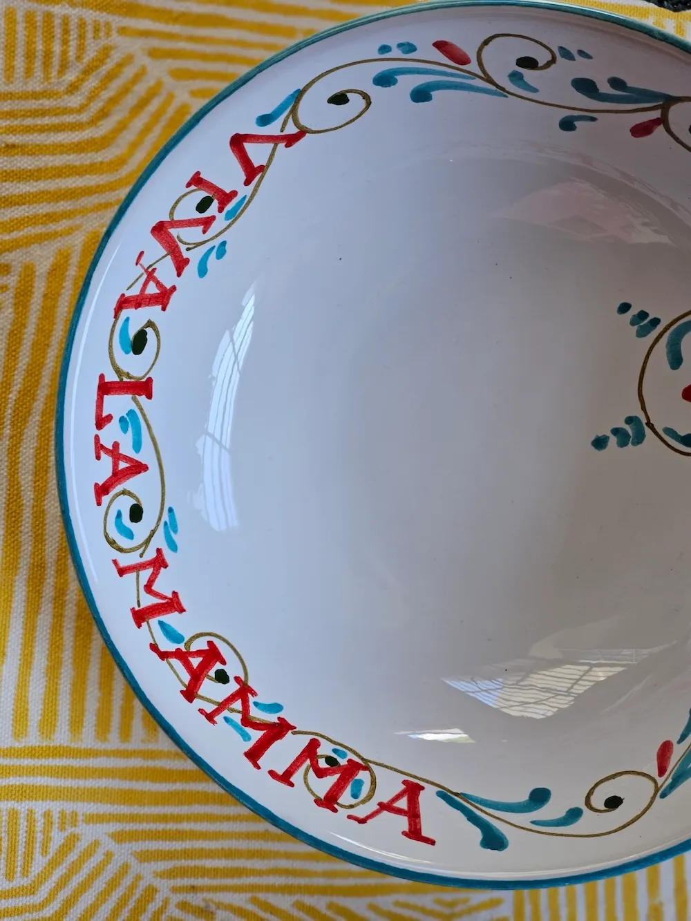 Les Ottomans cerealskål keramik håndmalet 2 stk