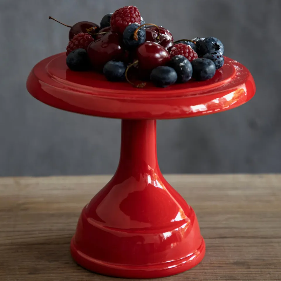 Costa Nova Cook & Host Small Cake Stand kagefad rød