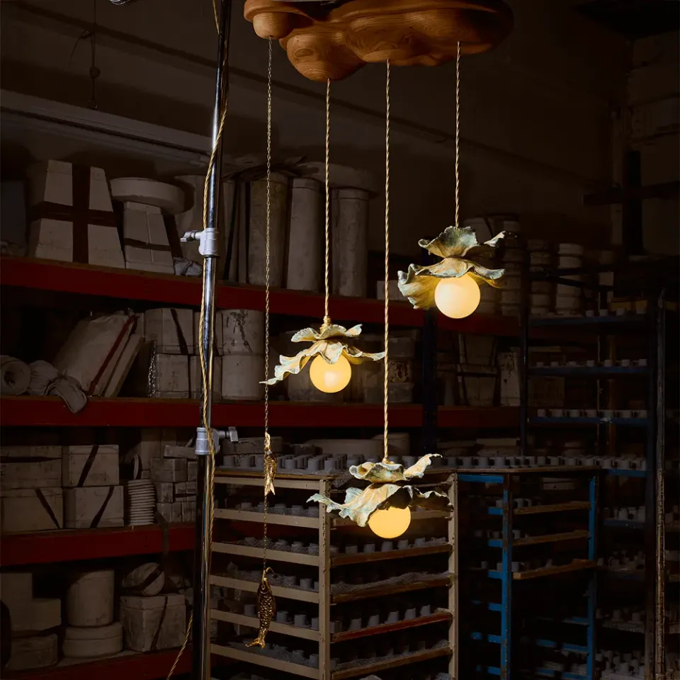 1882 Ltd Lilypond pendel loftlampe keramik