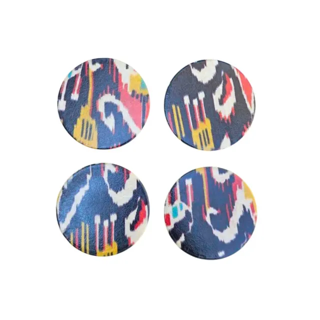 Les Ottomans Ikat bordskånere sæt 4 stk glasfiber