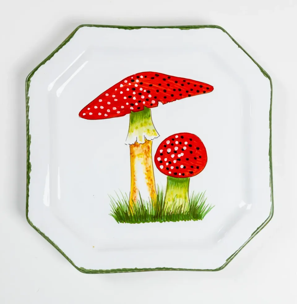 Les Ottomans Funghi MUT01 fad håndmalet svampe