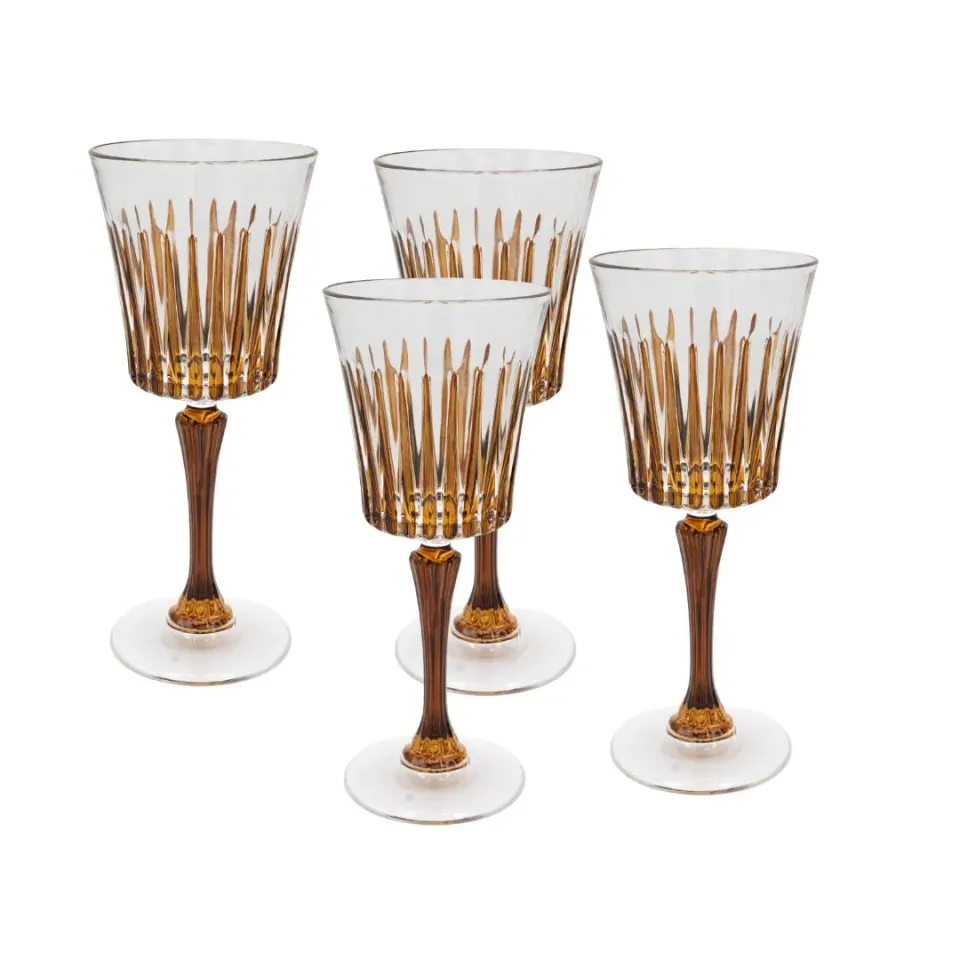 Les Ottomans CGG06 vinglas brun krystal 4 stk