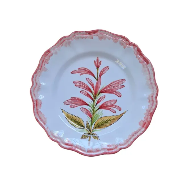 Les Ottomans Fiore Rosa flad tallerken håndmalet keramik