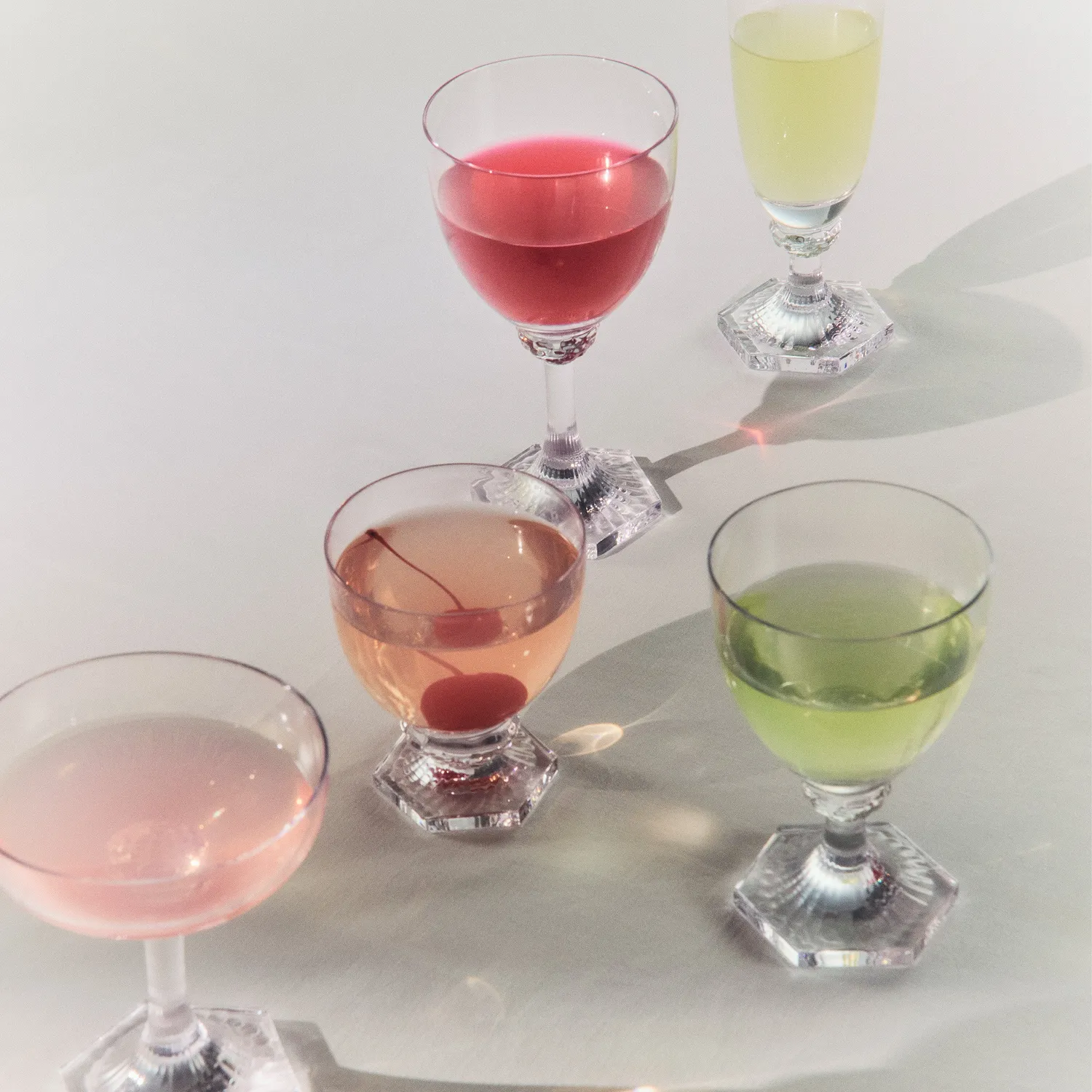 Kgl. Porcelæn Aurora vinglas 30 cl 2 stk krystal