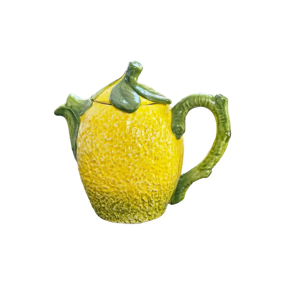 Les Ottomans Limone LMNP02 tepotte håndmalet keramik