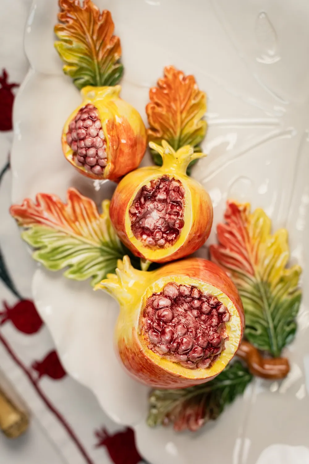 Les Ottomans Pomegranate POM09 fad blad granatæble
