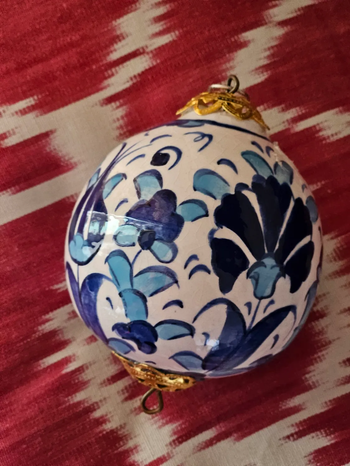 Les Ottomans CB210 julekugle keramik håndmalet