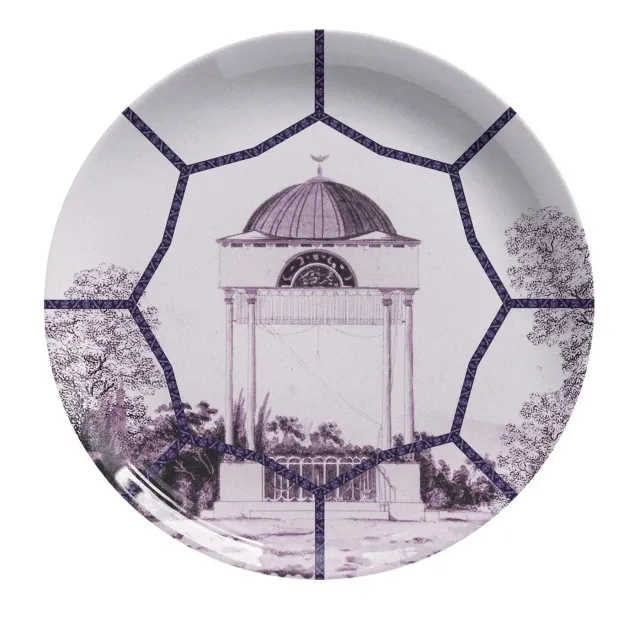 Les Ottomans Topkapi TP03 tallerken porcelæn med mønster