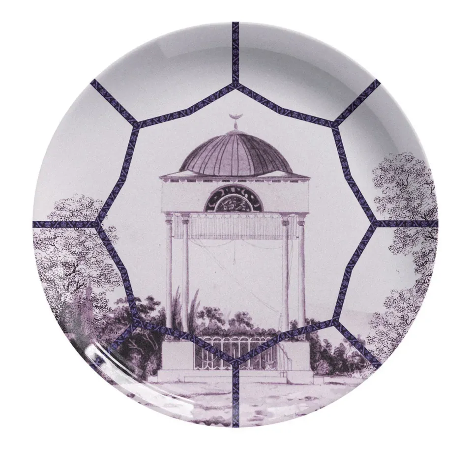 Les Ottomans Topkapi TP03 tallerken porcelæn med mønster