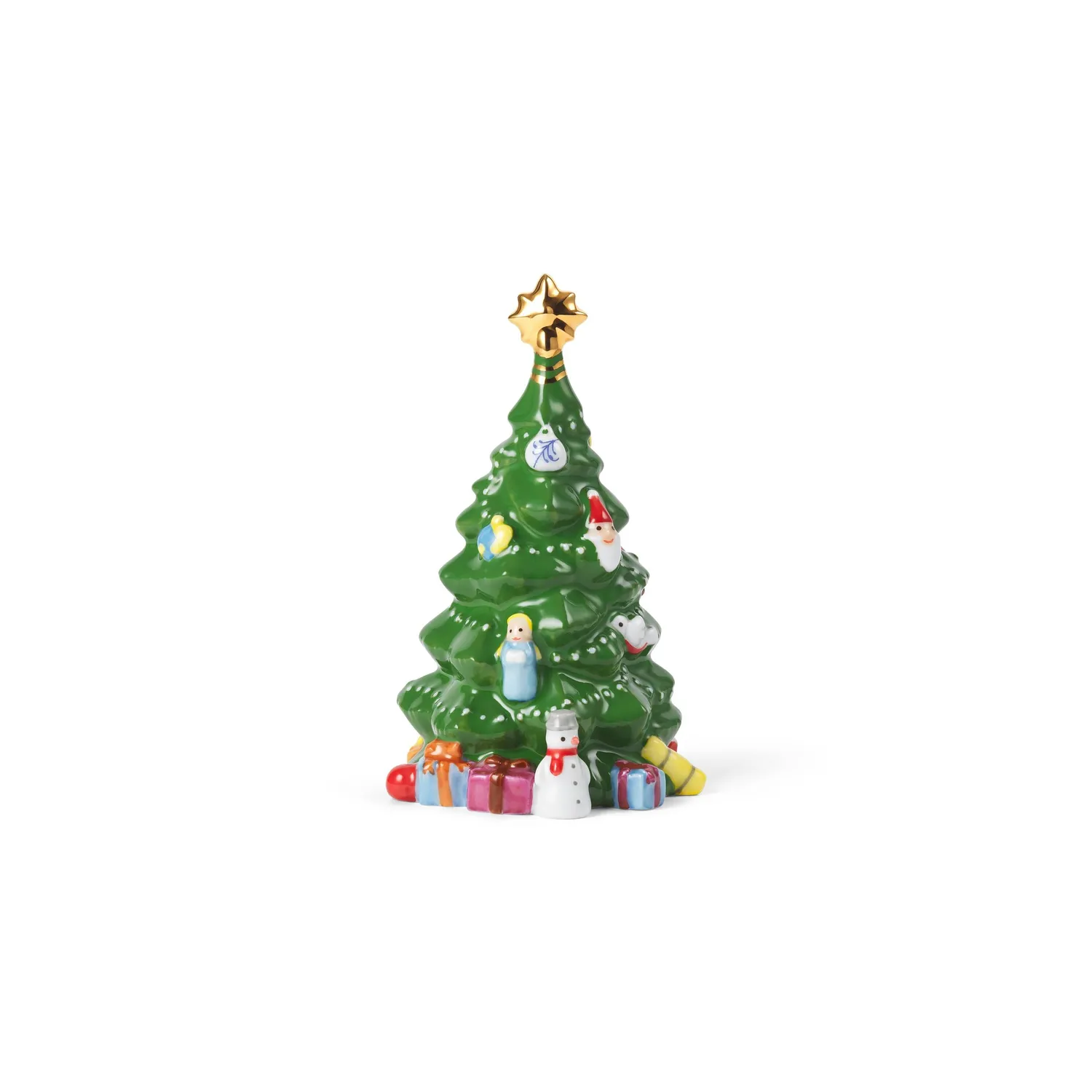 Kgl. Porcelæn Årets Juletræ 2025 figur 14 cm hvid