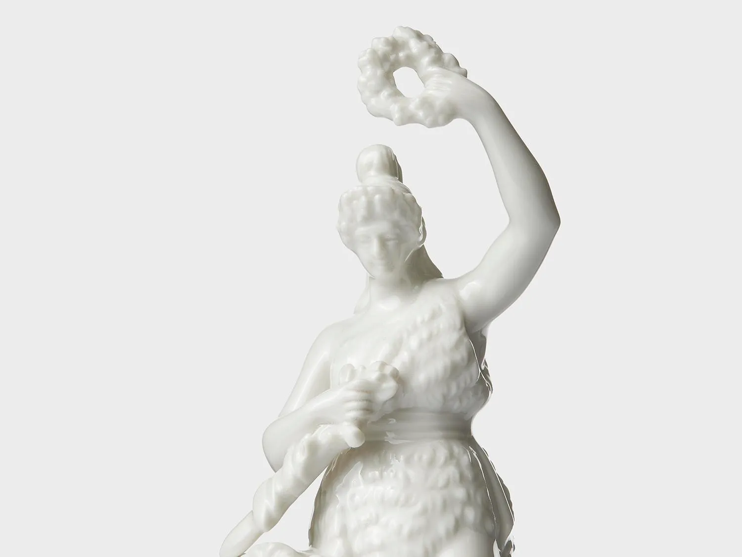 Nymphenburg Bavaria figur 20 cm hvidt porcelæn