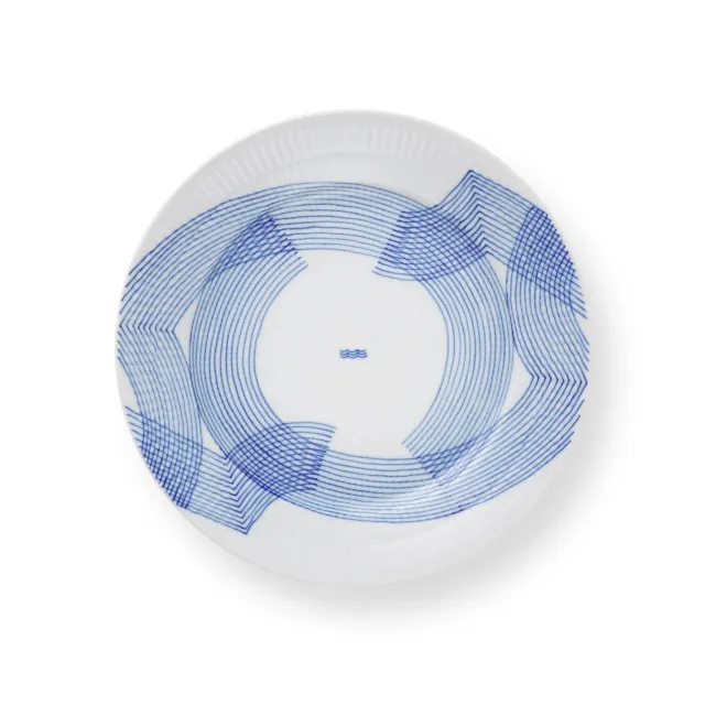 Kgl. Porcelæn MOTIF tallerken 22 cm grafisk
