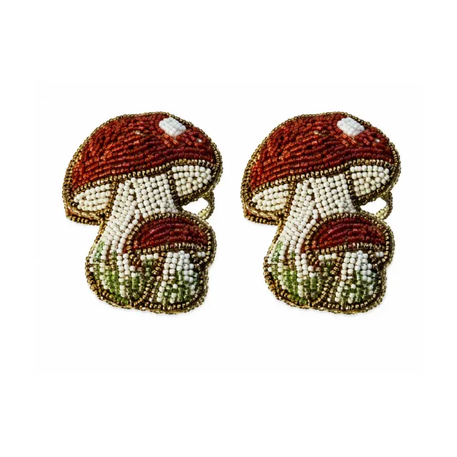 Les Ottomans Funghi servietringe perler TKB10 sæt med 2
