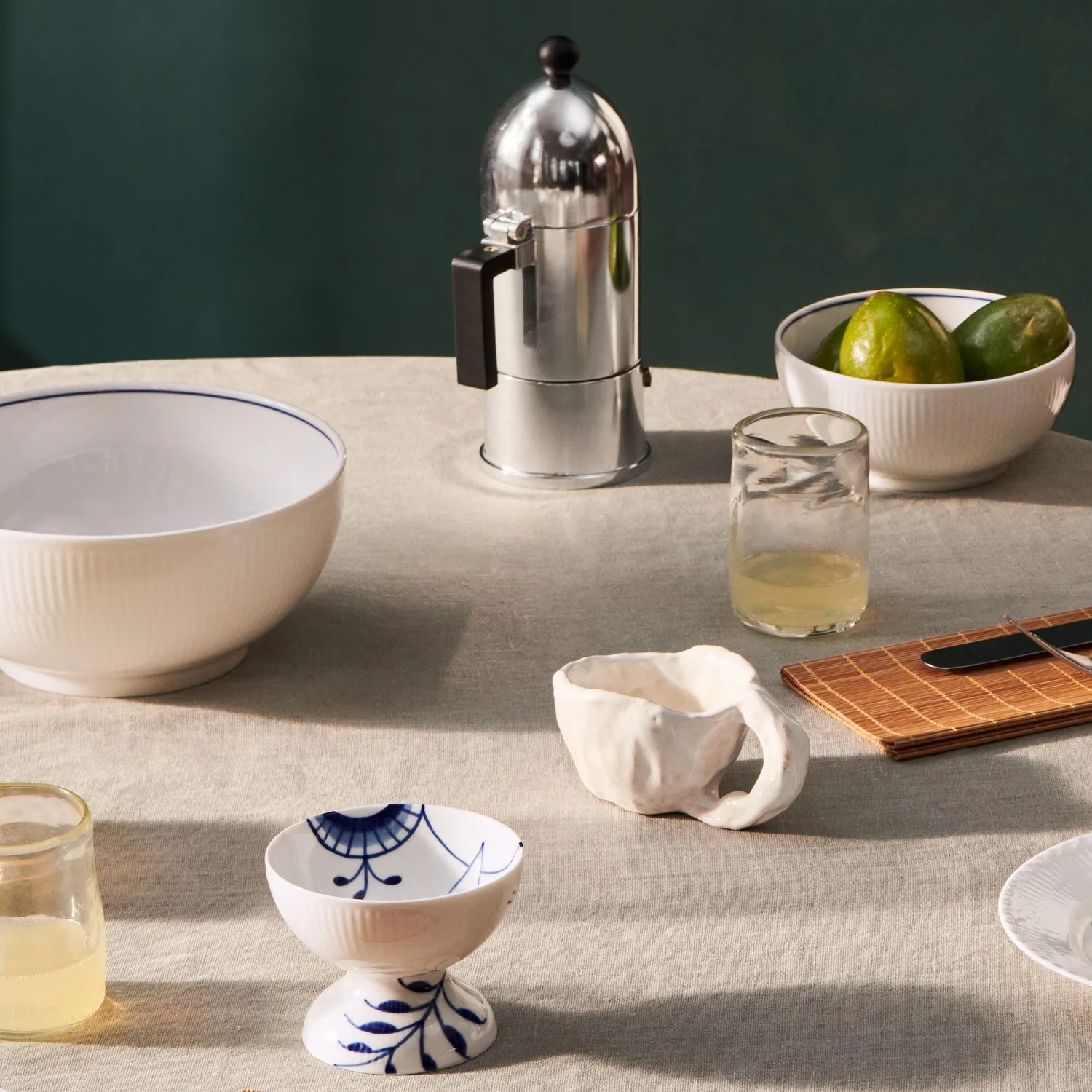 Kgl. Porcelæn Blueline skål 73 cl porcelæn