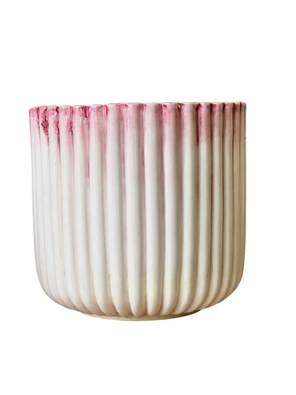 Les Ottomans Shaded Pink kop håndmalet keramik lyserød