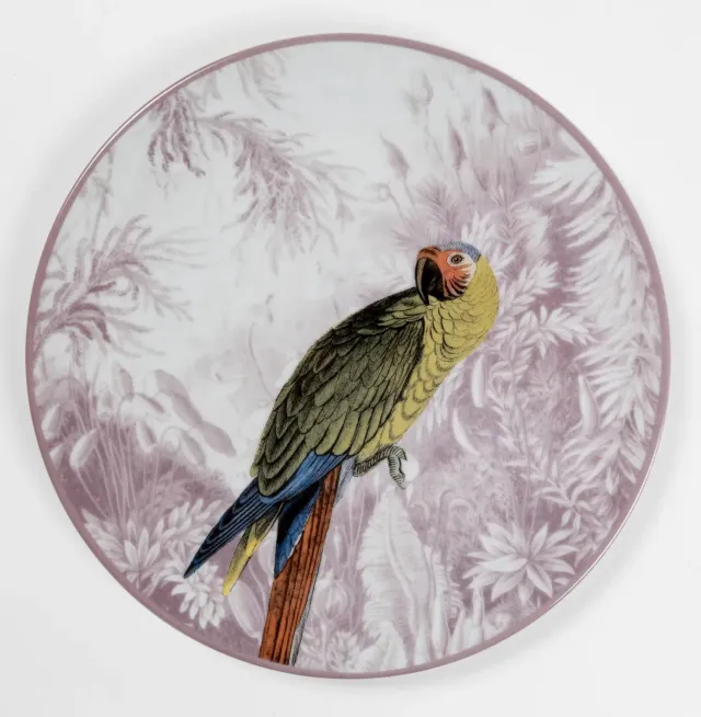 Les Ottomans La Menagerie Ottomane MEN12 desserttallerken porcelæn