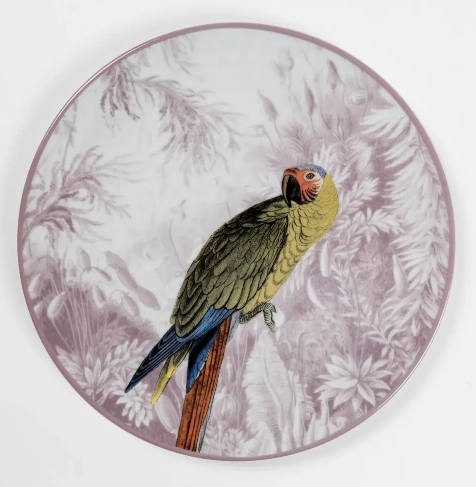 Les Ottomans La Menagerie Ottomane MEN12 desserttallerken porcelæn